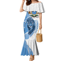 Somali Leopard Mermaid Dress Coat Of Arms Islamic Pattern