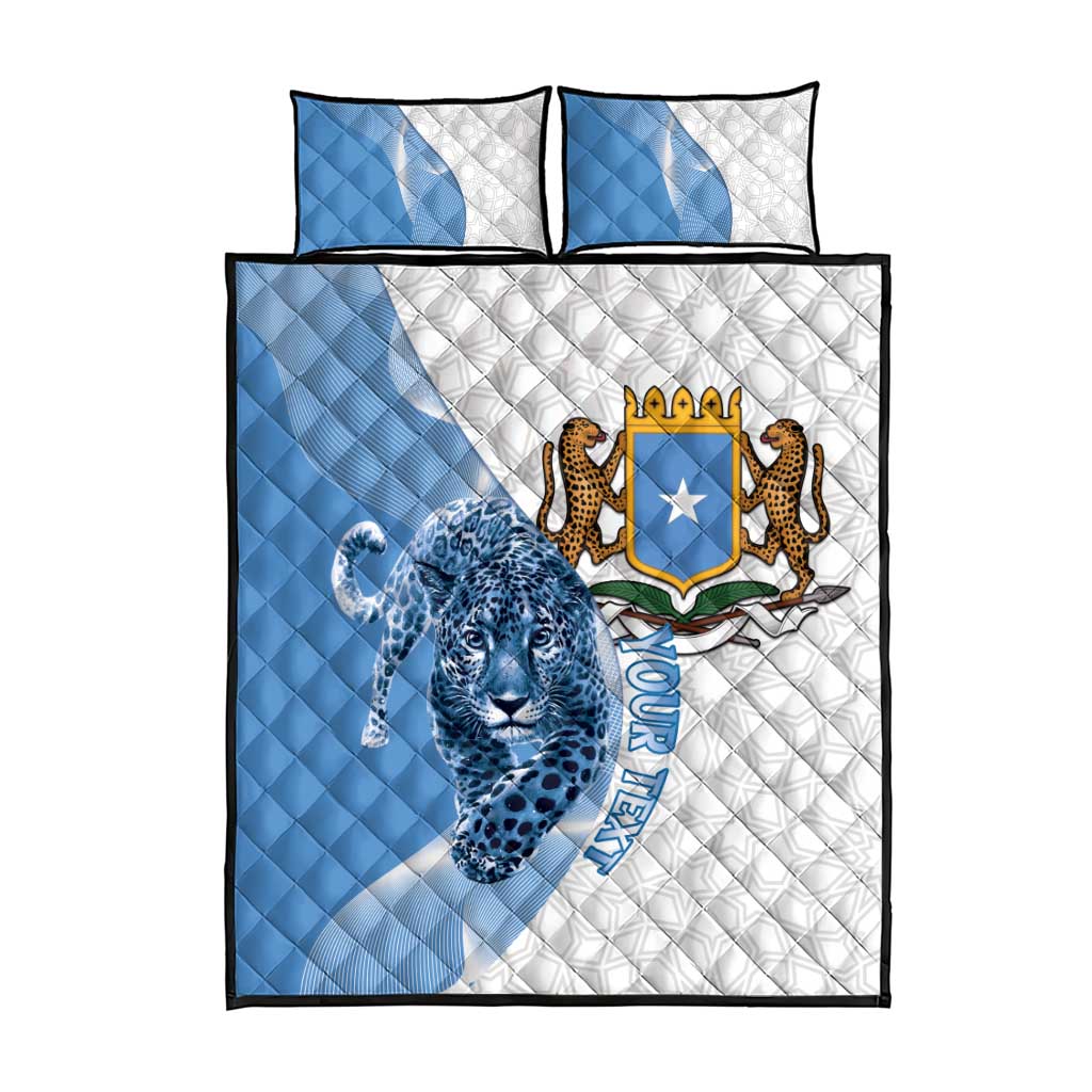 Somali Leopard Quilt Bed Set Coat Of Arms Islamic Pattern