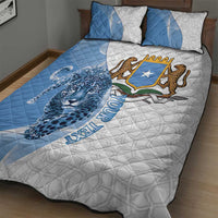Somali Leopard Quilt Bed Set Coat Of Arms Islamic Pattern