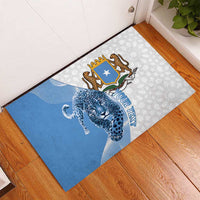 Somali Leopard Rubber Doormat Coat Of Arms Islamic Pattern