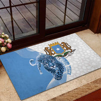 Somali Leopard Rubber Doormat Coat Of Arms Islamic Pattern
