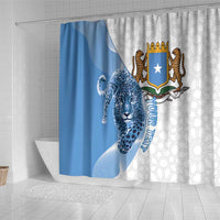 Somali Leopard Shower Curtain Coat Of Arms Islamic Pattern