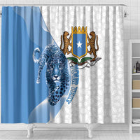 Somali Leopard Shower Curtain Coat Of Arms Islamic Pattern