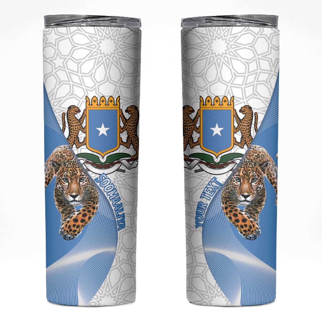 Somali Leopard Skinny Tumbler Coat Of Arms Islamic Pattern