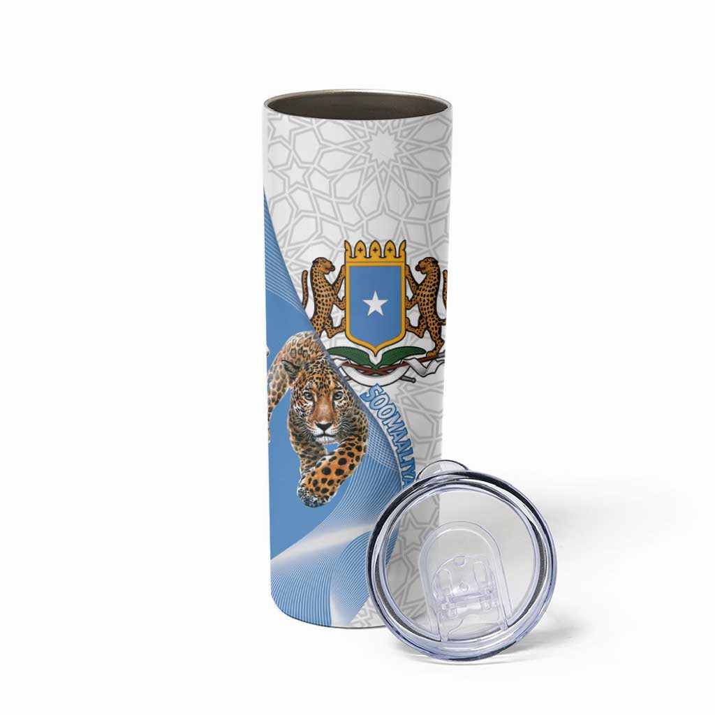 Somali Leopard Skinny Tumbler Coat Of Arms Islamic Pattern