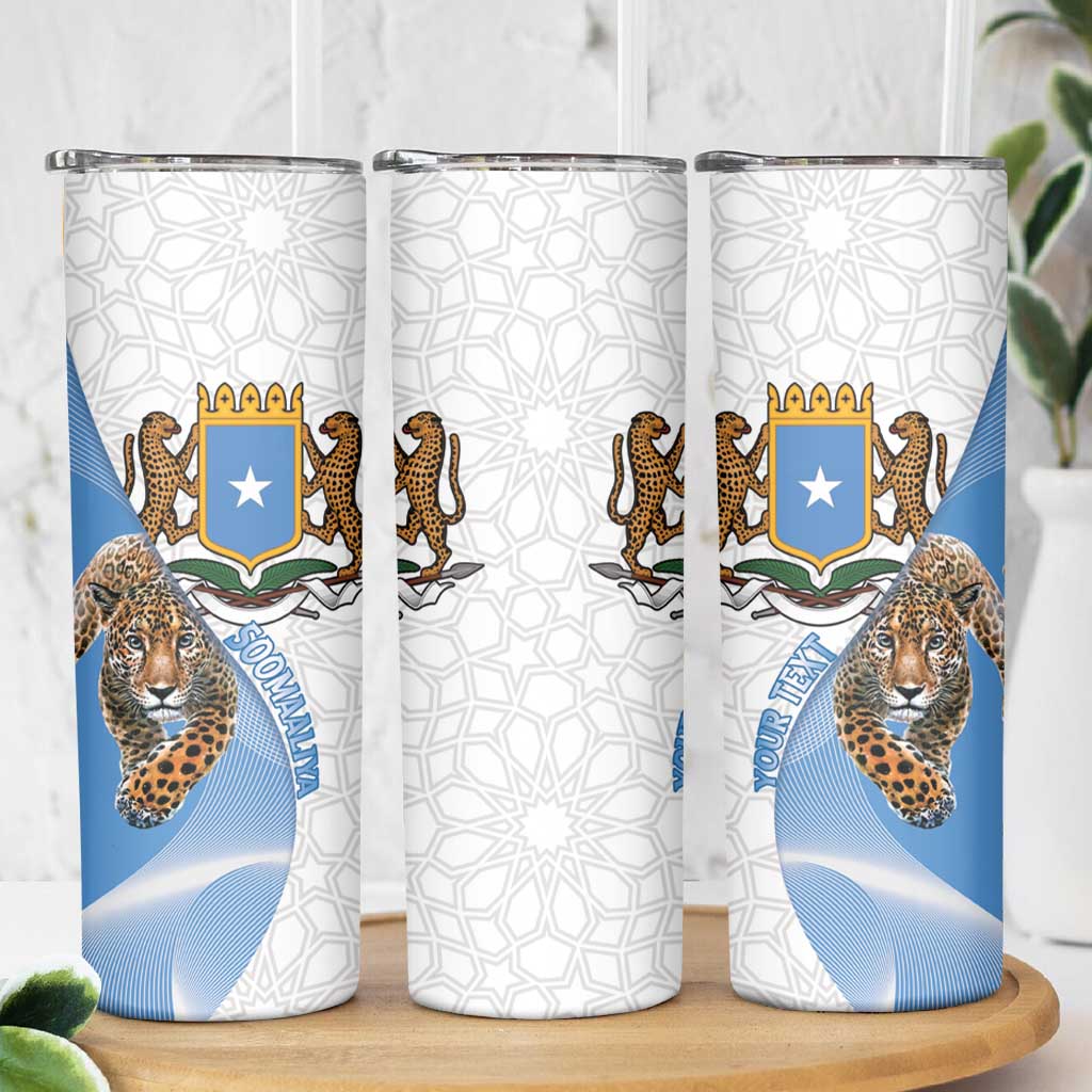 Somali Leopard Skinny Tumbler Coat Of Arms Islamic Pattern