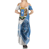 Somali Leopard Summer Maxi Dress Coat Of Arms Islamic Pattern