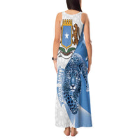 Somali Leopard Tank Maxi Dress Coat Of Arms Islamic Pattern