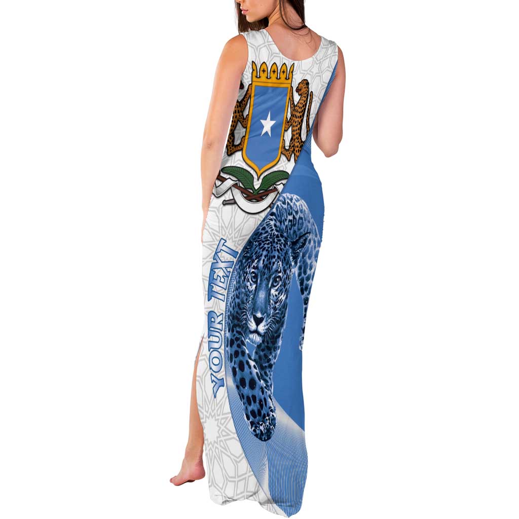 Somali Leopard Tank Maxi Dress Coat Of Arms Islamic Pattern