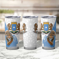 Somali Leopard Tumbler Cup Coat Of Arms Islamic Pattern