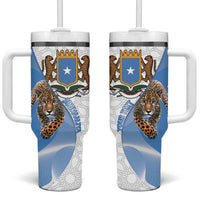Somali Leopard Tumbler With Handle Coat Of Arms Islamic Pattern