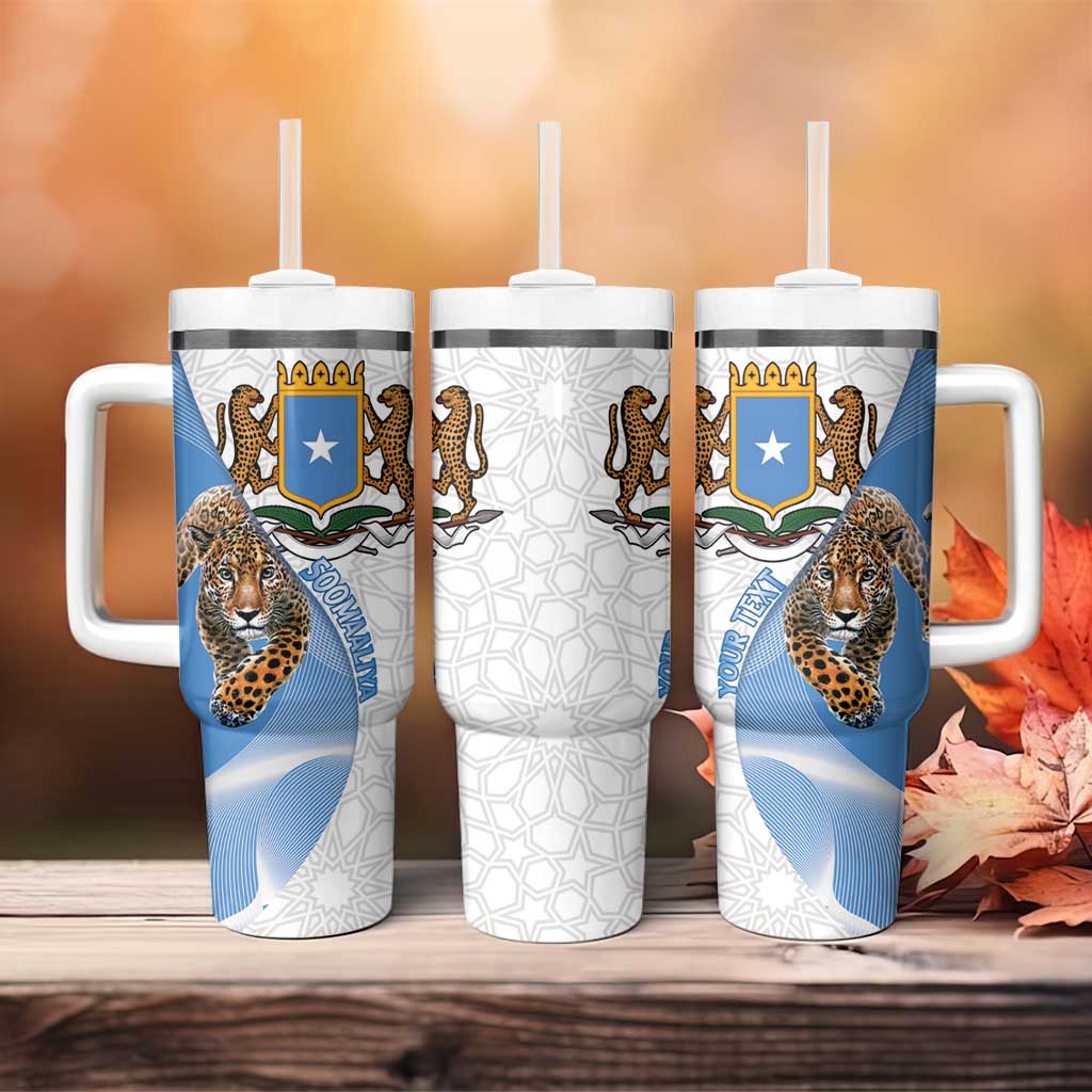 Somali Leopard Tumbler With Handle Coat Of Arms Islamic Pattern