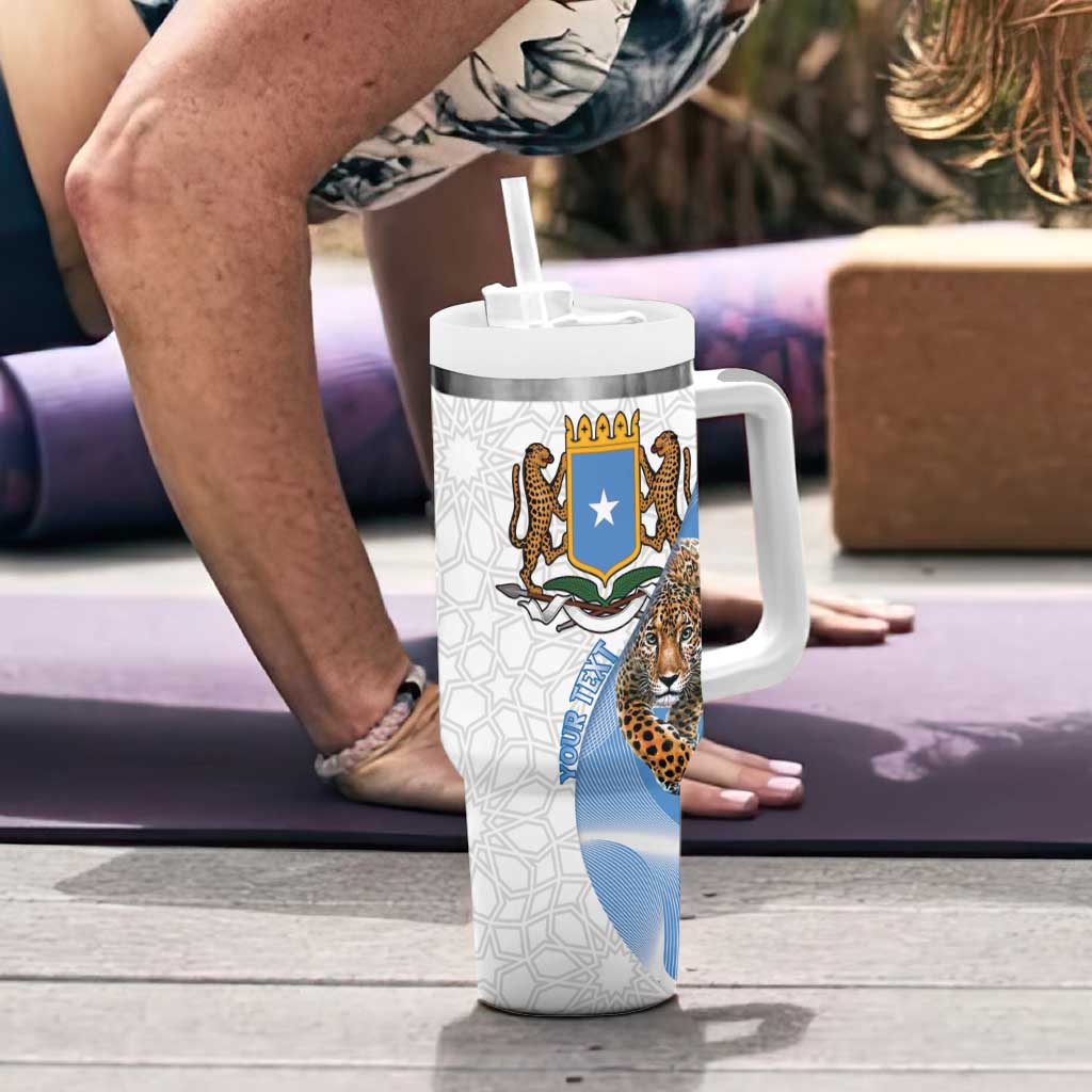 Somali Leopard Tumbler With Handle Coat Of Arms Islamic Pattern