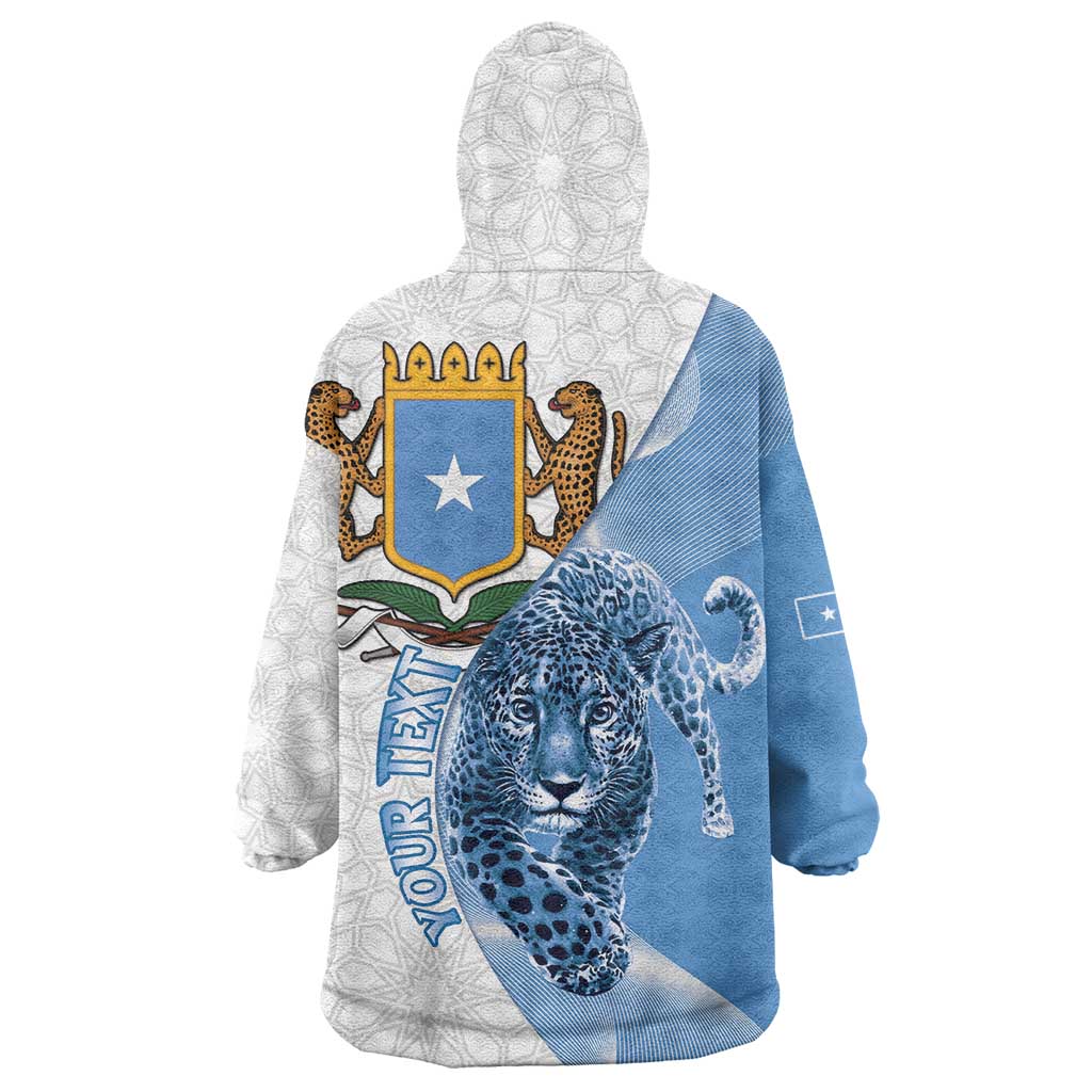 Somali Leopard Wearable Blanket Hoodie Coat Of Arms Islamic Pattern