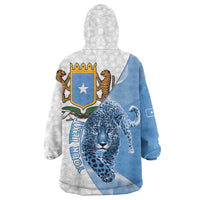 Somali Leopard Wearable Blanket Hoodie Coat Of Arms Islamic Pattern