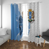 Somali Leopard Window Curtain Coat Of Arms Islamic Pattern