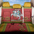 Lithuania Christmas Back Car Seat Cover Coat Of Arms Linksmu Kaledu - Wonder Print Shop
