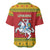 Lithuania Christmas Baseball Jersey Coat Of Arms Linksmu Kaledu - Wonder Print Shop