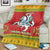 Lithuania Christmas Blanket Coat Of Arms Linksmu Kaledu
