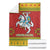 Lithuania Christmas Blanket Coat Of Arms Linksmu Kaledu
