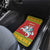 Lithuania Christmas Car Mats Coat Of Arms Linksmu Kaledu - Wonder Print Shop