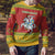 Lithuania Christmas Ugly Christmas Sweater Coat Of Arms Linksmu Kaledu - Wonder Print Shop