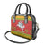 Lithuania Christmas Shoulder Handbag Coat Of Arms Linksmu Kaledu