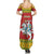 Lithuania Christmas Summer Maxi Dress Coat Of Arms Linksmu Kaledu - Wonder Print Shop