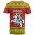 Lithuania Christmas T Shirt Coat Of Arms Linksmu Kaledu - Wonder Print Shop