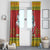 Lithuania Christmas Window Curtain Coat Of Arms Linksmu Kaledu - Wonder Print Shop