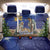 Lithuania Christmas Back Car Seat Cover Chistmas Begin With Christ - Wonder Print Shop