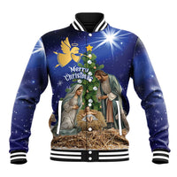 Lithuania Christmas Baseball Jacket Chistmas Begin With Christ - Wonder Print Shop