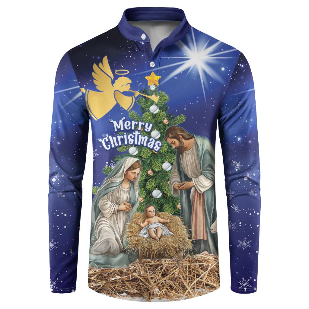 Lithuania Christmas Button Sweatshirt Chistmas Begin With Christ - Wonder Print Shop