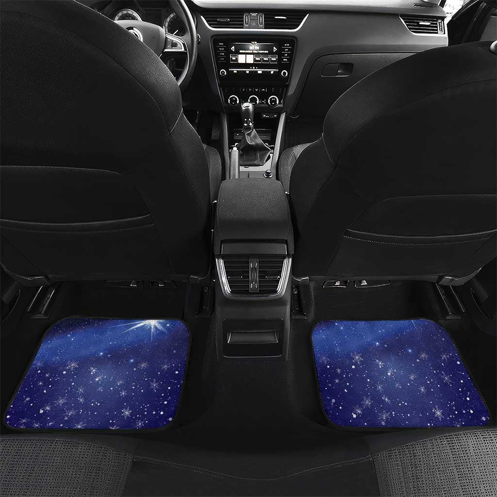 Lithuania Christmas Car Mats Chistmas Begin With Christ - Wonder Print Shop