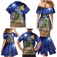 Lithuania Christmas Family Matching Mermaid Dress and Hawaiian Shirt Chistmas Begin With Christ - Wonder Print Shop