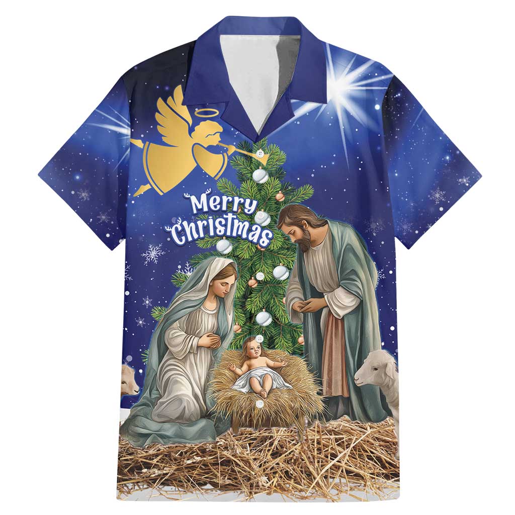 Lithuania Christmas Family Matching Mermaid Dress and Hawaiian Shirt Chistmas Begin With Christ - Wonder Print Shop