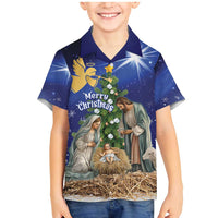 Lithuania Christmas Family Matching Mermaid Dress and Hawaiian Shirt Chistmas Begin With Christ - Wonder Print Shop