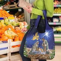 Lithuania Christmas Grocery Bag Chistmas Begin With Christ