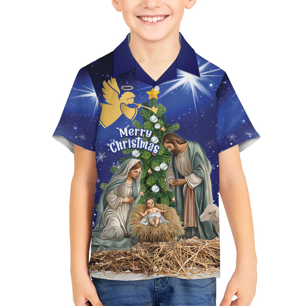 Lithuania Christmas Hawaiian Shirt Chistmas Begin With Christ - Wonder Print Shop