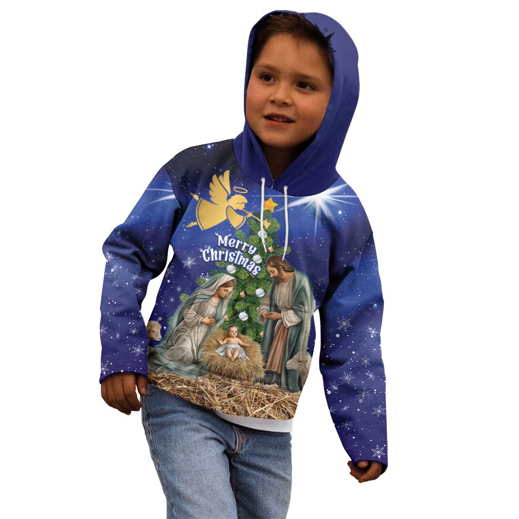 Lithuania Christmas Kid Hoodie Chistmas Begin With Christ - Wonder Print Shop