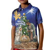 Lithuania Christmas Kid Polo Shirt Chistmas Begin With Christ - Wonder Print Shop