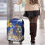 Lithuania Christmas Luggage Cover Chistmas Begin With Christ - Wonder Print Shop