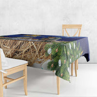Lithuania Christmas Tablecloth Chistmas Begin With Christ - Wonder Print Shop