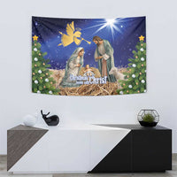 Lithuania Christmas Tapestry Chistmas Begin With Christ - Wonder Print Shop