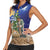 Lithuania Christmas Women Sleeveless Polo Shirt Chistmas Begin With Christ - Wonder Print Shop