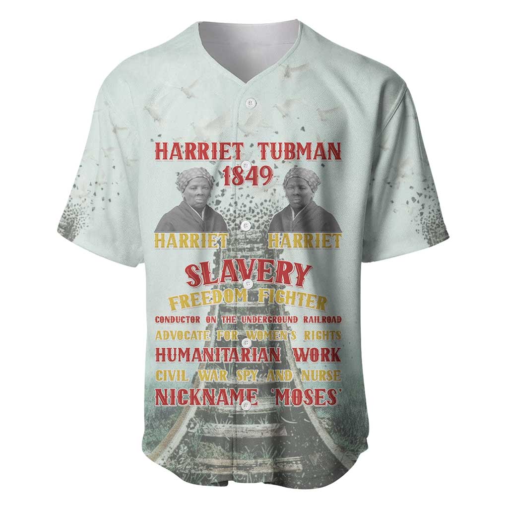 Harriet Tubman 1849 Baseball Jersey Freedom Fighter Legacy - Wonder Print Shop