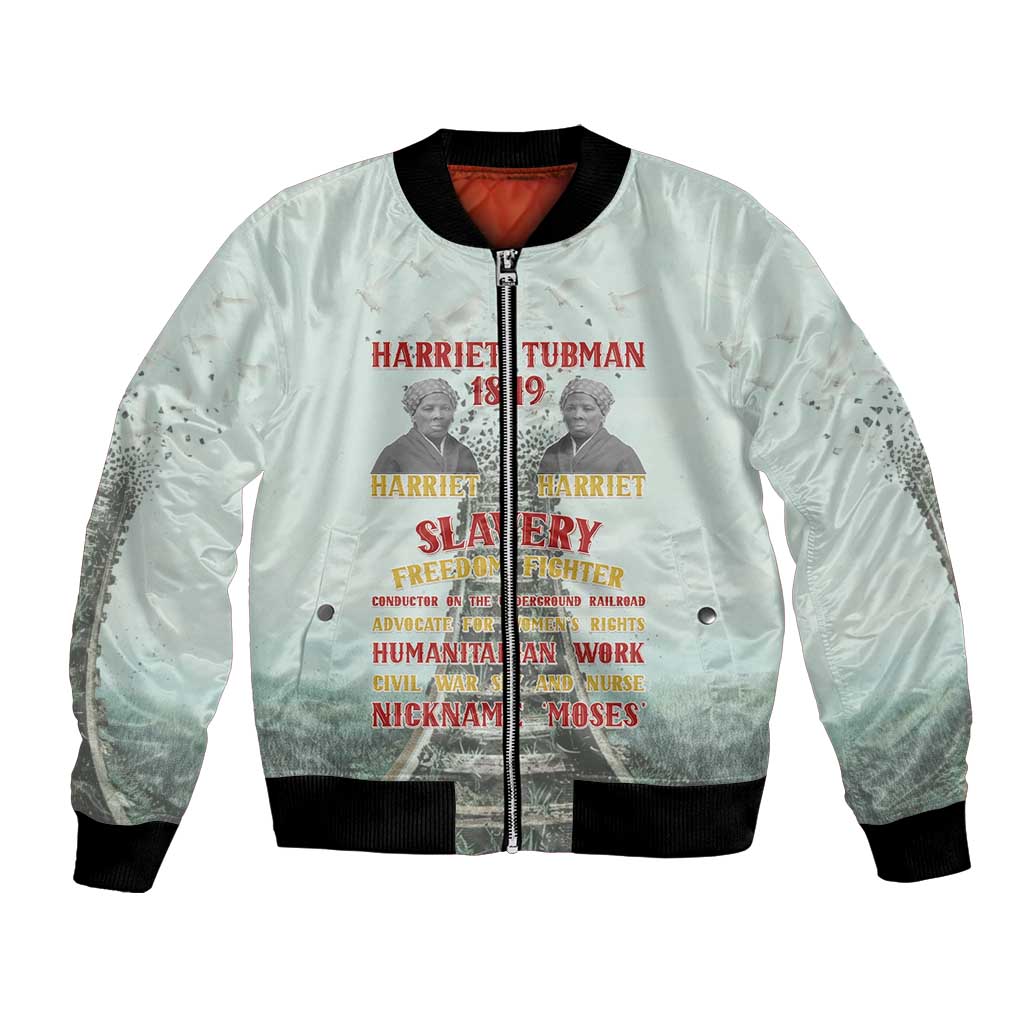 Harriet Tubman 1849 Bomber Jacket Freedom Fighter Legacy - Wonder Print Shop