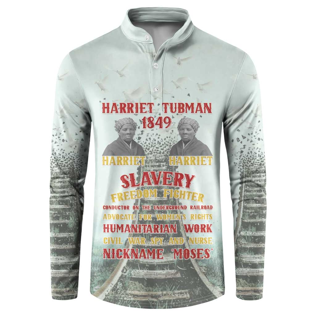 Harriet Tubman 1849 Button Sweatshirt Freedom Fighter Legacy - Wonder Print Shop