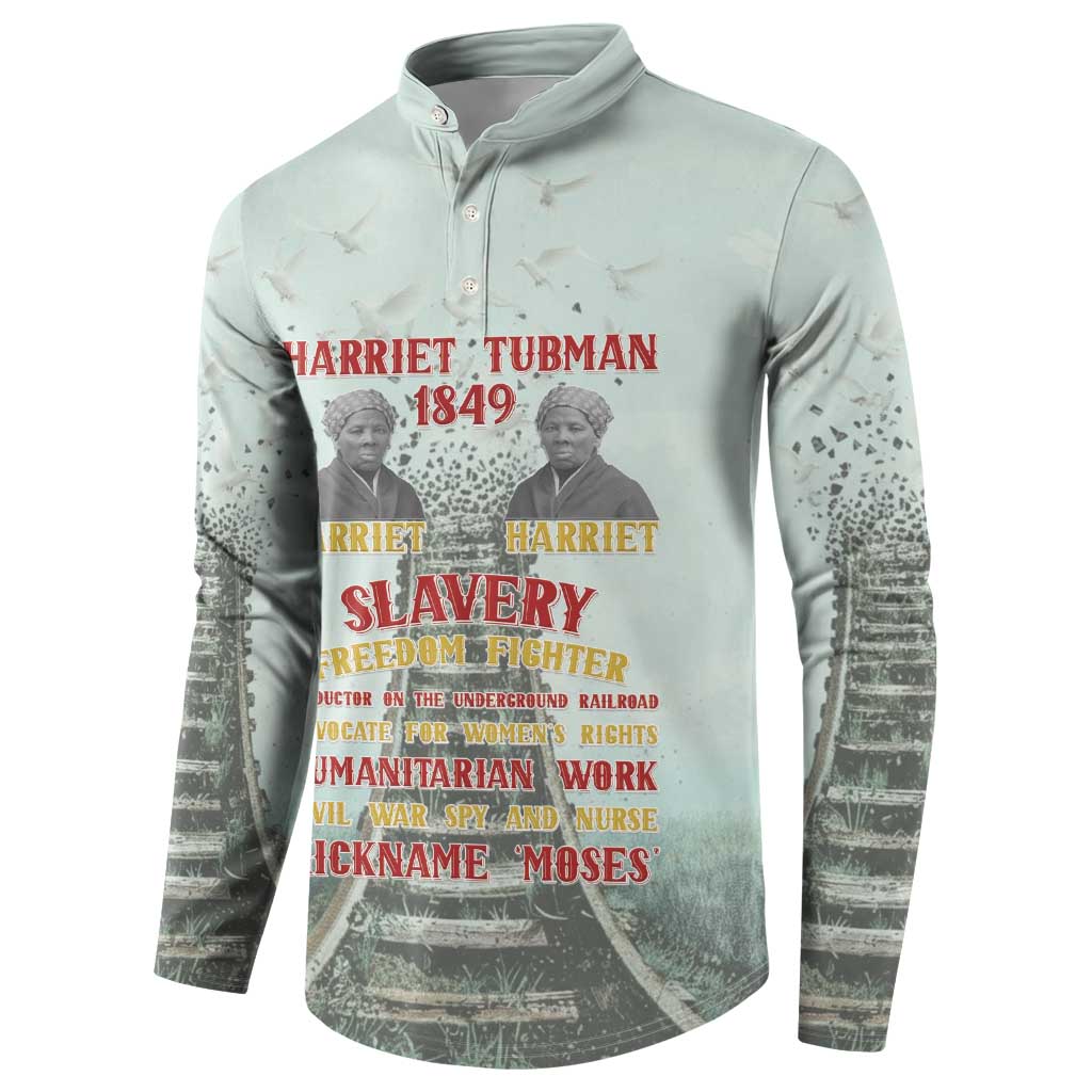 Harriet Tubman 1849 Button Sweatshirt Freedom Fighter Legacy - Wonder Print Shop
