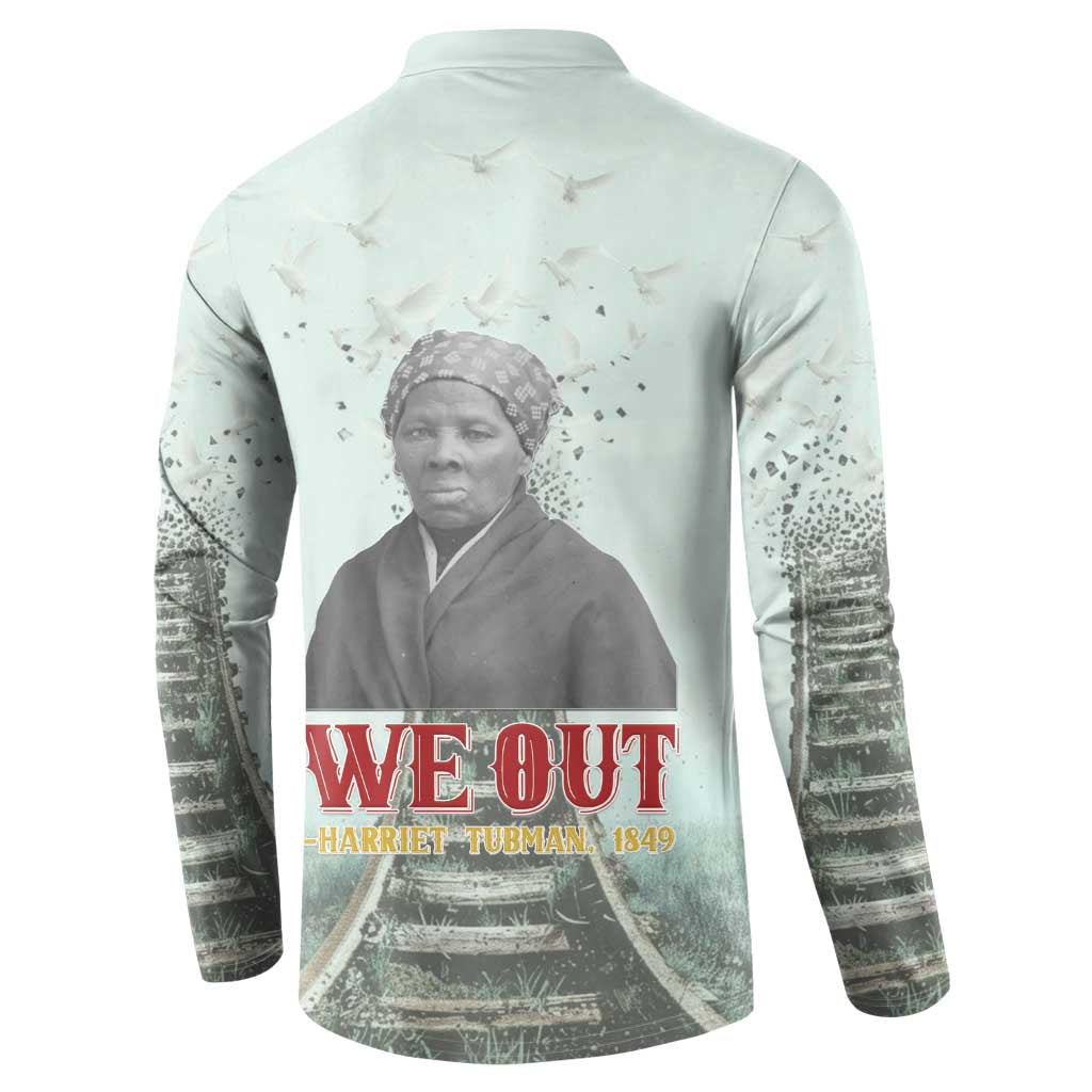Harriet Tubman 1849 Button Sweatshirt Freedom Fighter Legacy - Wonder Print Shop